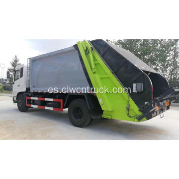 Tipo de lujo Dongfeng 180hp 12cbm Basura Camión de compactación